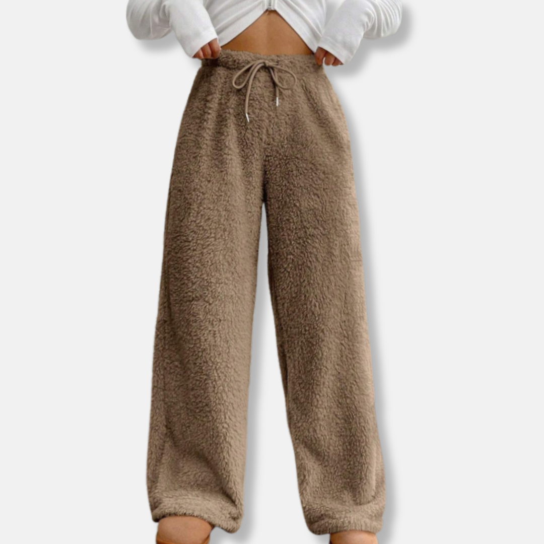 Plush Fleece Relaxed Fit Lounge Pants 