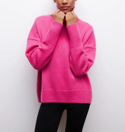 Women's knitted turtleneck