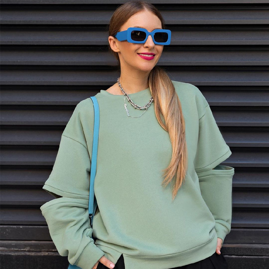 Heart Pattern Stylish Sweater