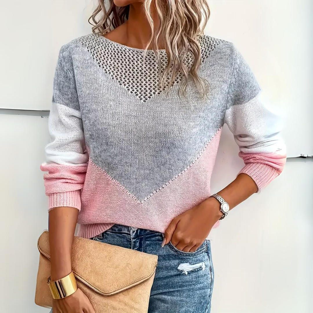Multicolored Knitted Sweater