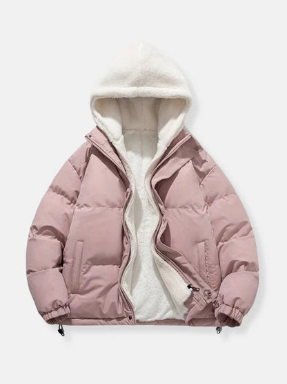 Women's hooded padded jacket