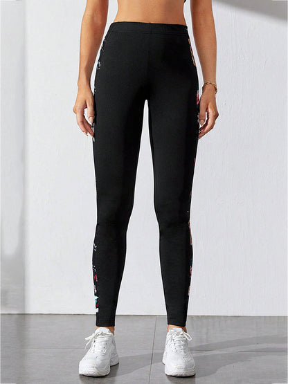 Ida - floral print wide waistband pants