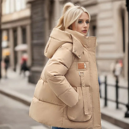 Women's down filled winter coat
