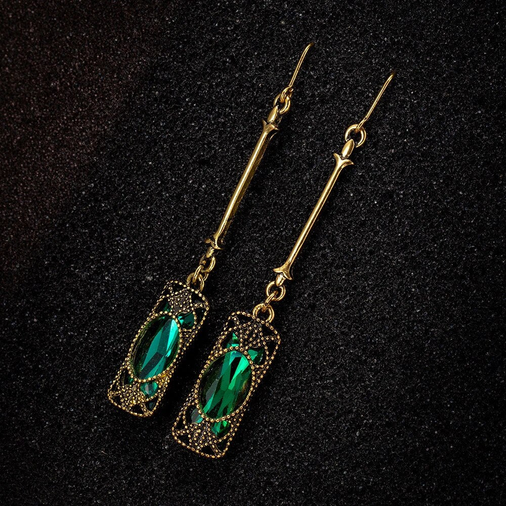 Lantern pendant earrings