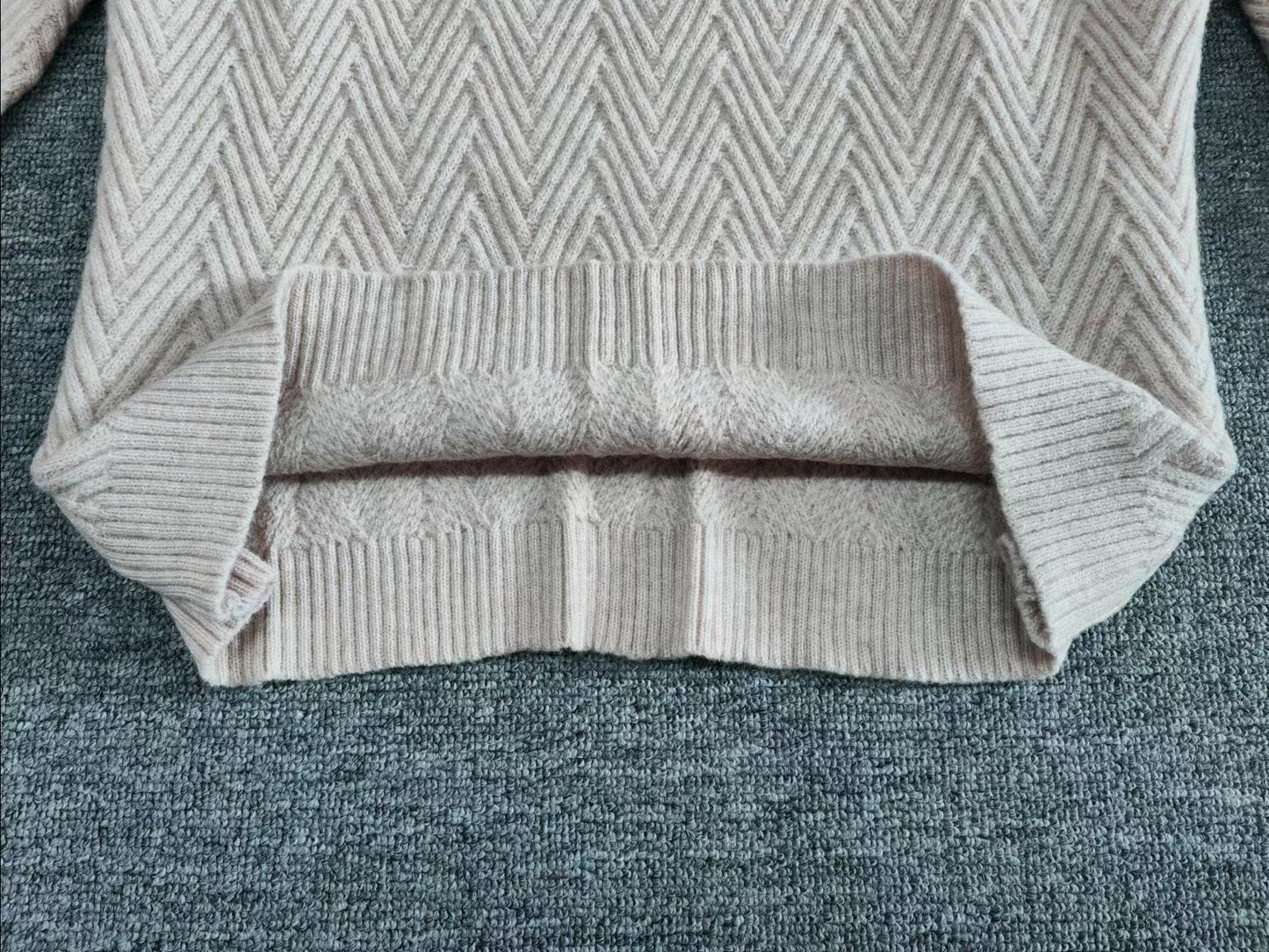 Women's high neck long sleeve sweater