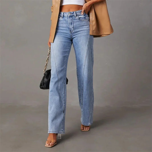 High Waisted Slim Fit Skinny Jeans
