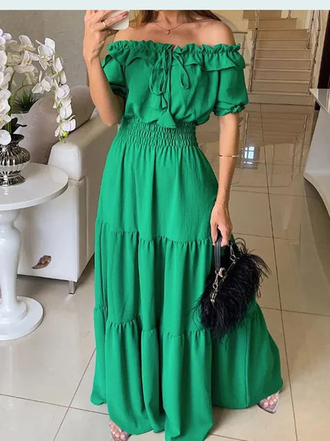 Elegant Boho Maxi Dress