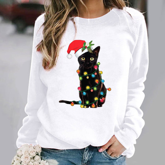 Relaxed Fit Cotton Blend Graphic Sweatshirt 
