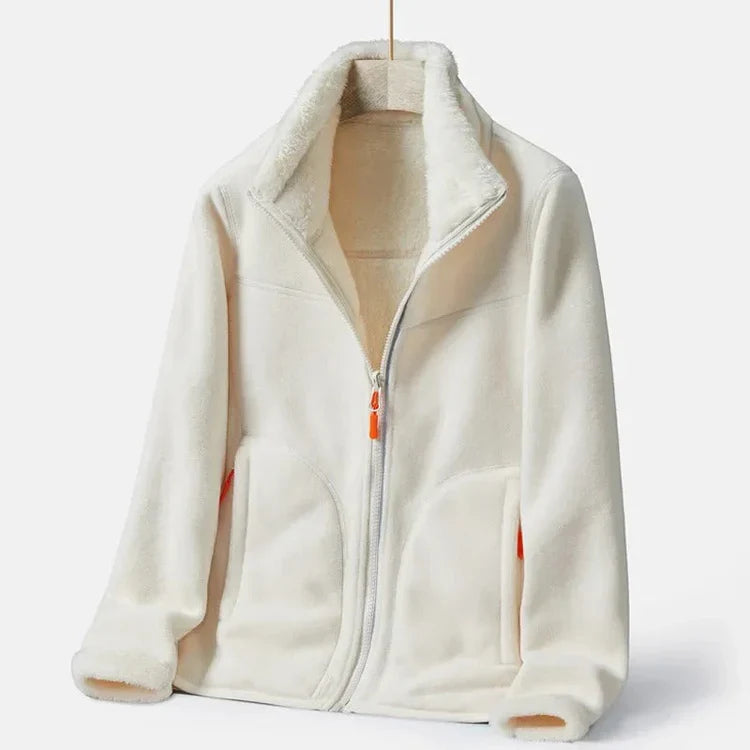 Women's double-breasted warm jacket