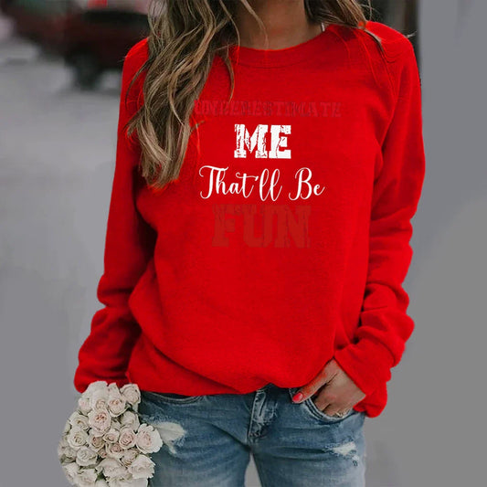 Relaxed Fit Letter Print Cotton Blend Sweatshirt 