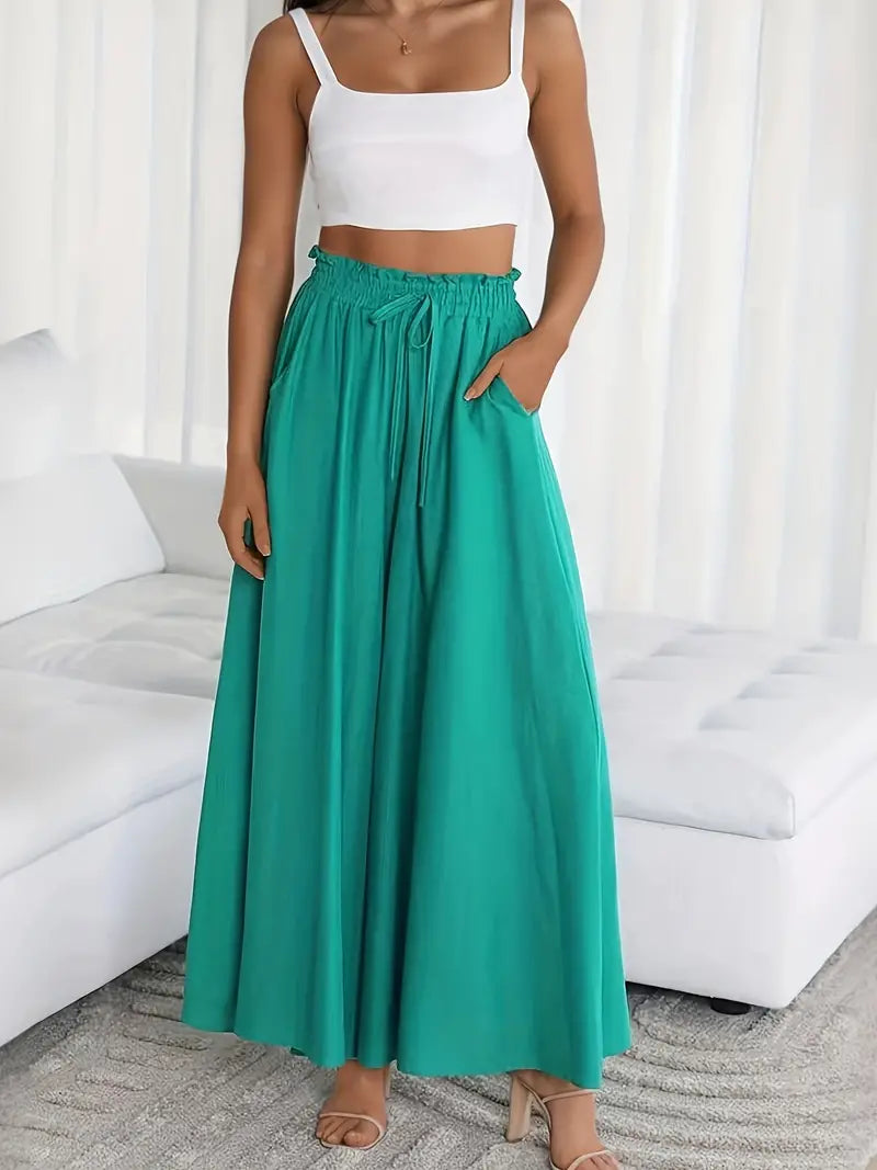 Women's elegant loose trousers