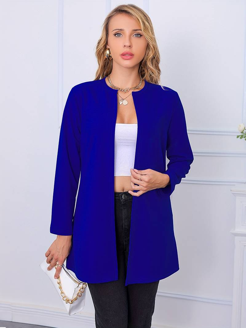 Women's casual open front blazer
