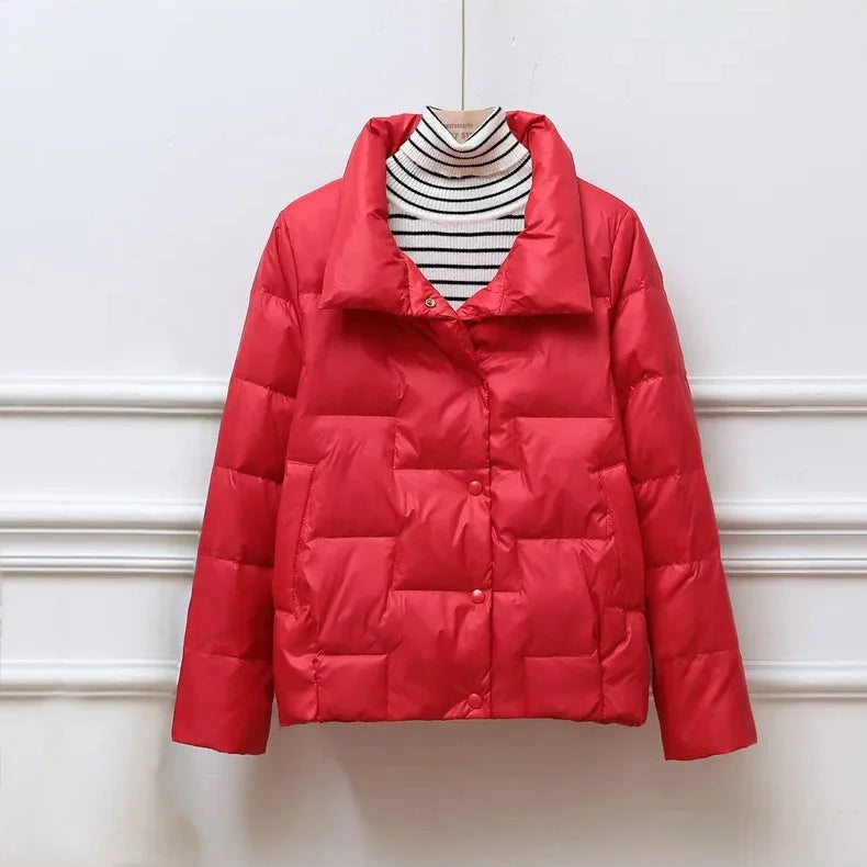 Padded Winter Lapel Jacket