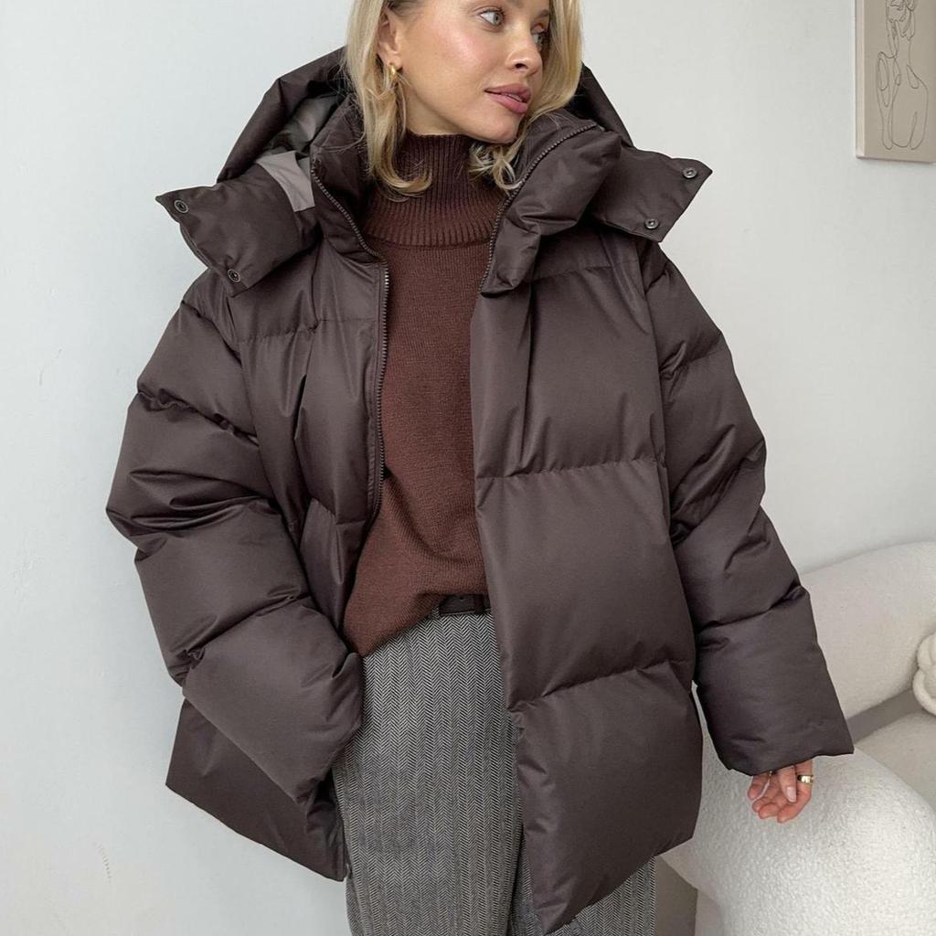 Women's quilted puffer jacket