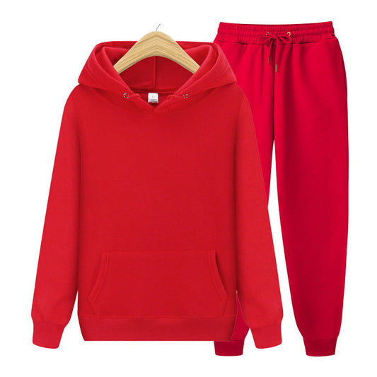 Pullover Sports Sweatshirt Set