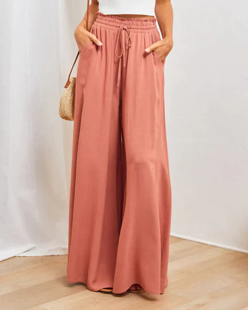 High Waist Wide Leg Pants