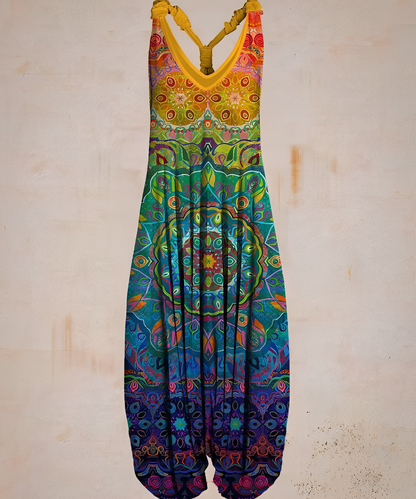 Women's Sleeveless V-Neck Dress - Racerback - Flowy Lightweight Casual Wear