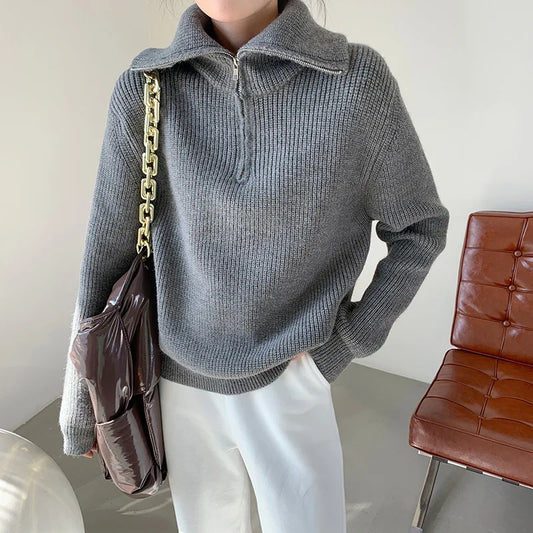Half Zip Pullover Sweater
