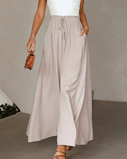 Women's high waist wide leg pants