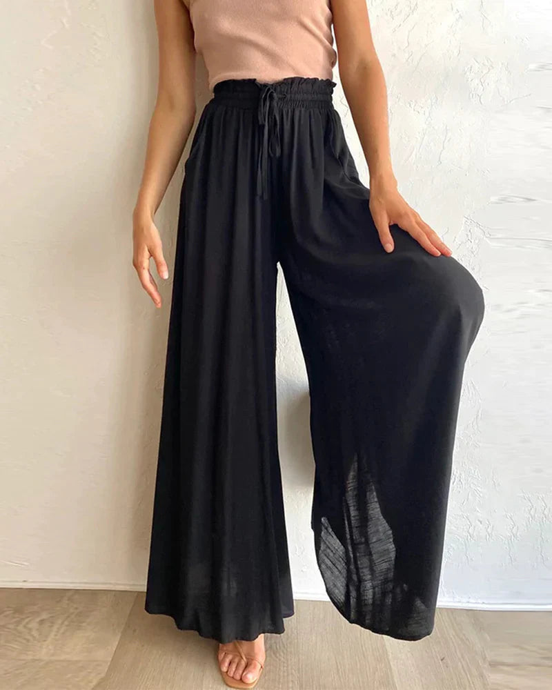 High Waist Wide Leg Pants