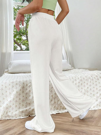 Meran - Elastic waistband Wide trouser legs
