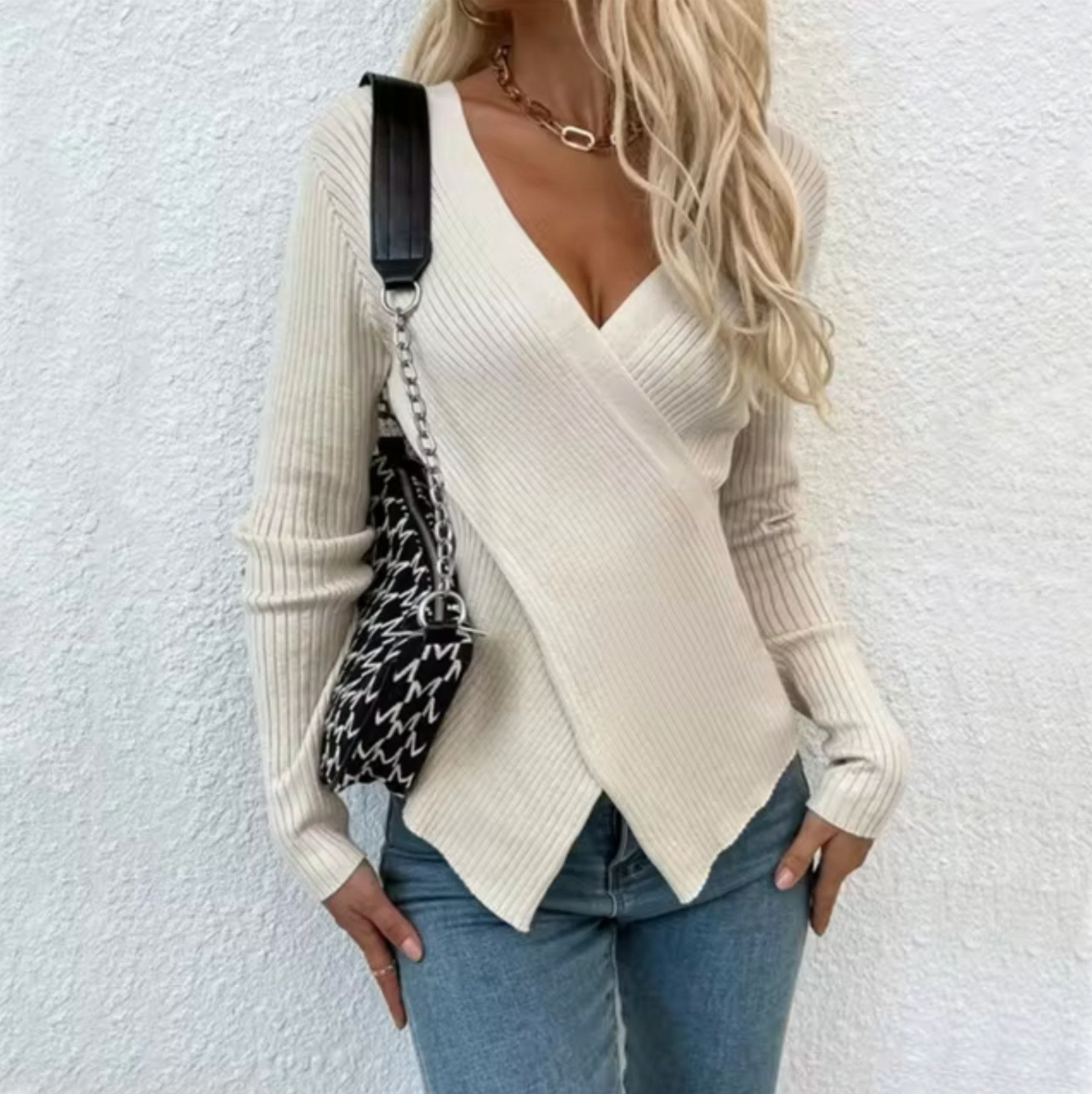 Casual Knitted Korean Style Sweater