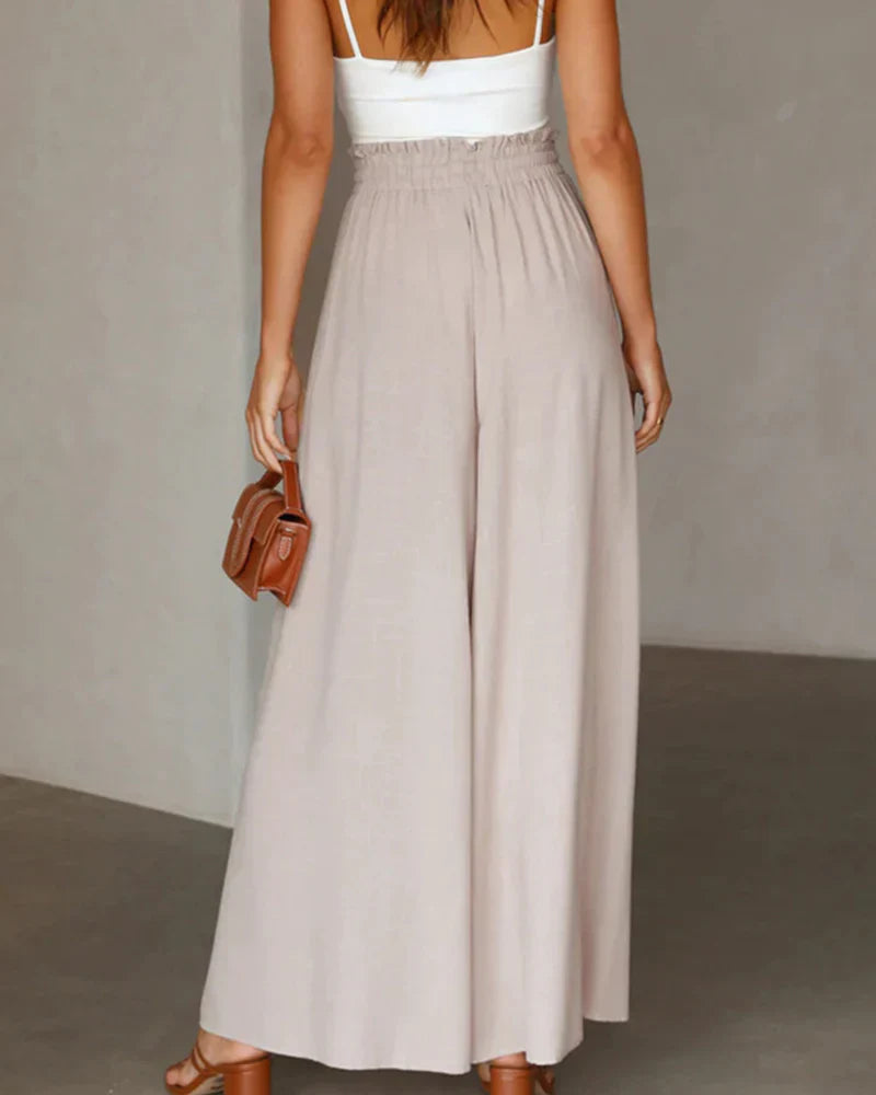 Women's high waist wide leg pants