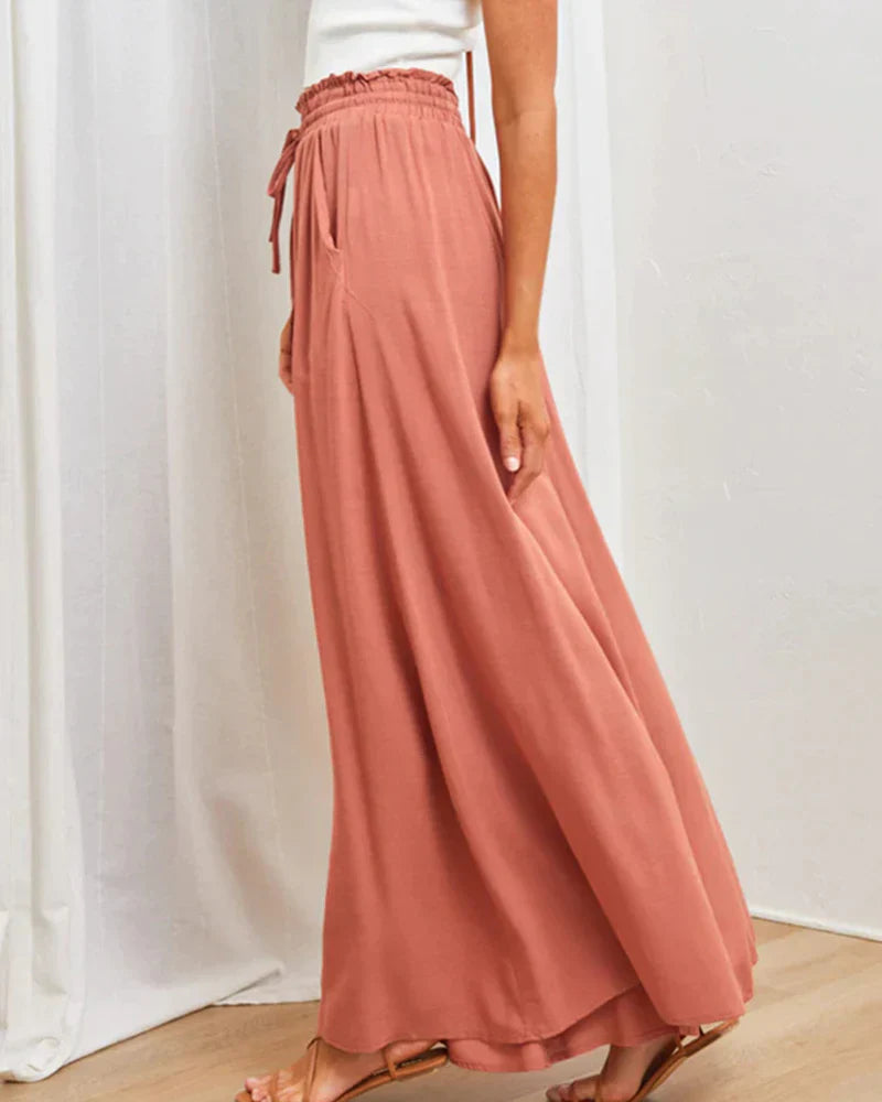 Women's high waist wide leg pants