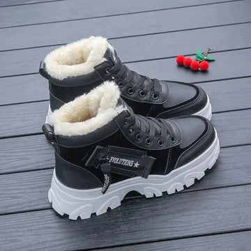 Women's thick cotton snow boots