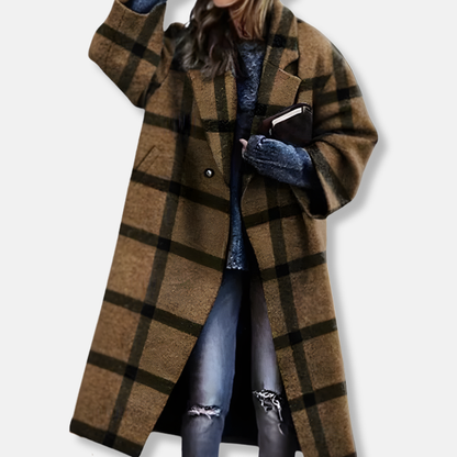 Women's warm coat in enchanting colors