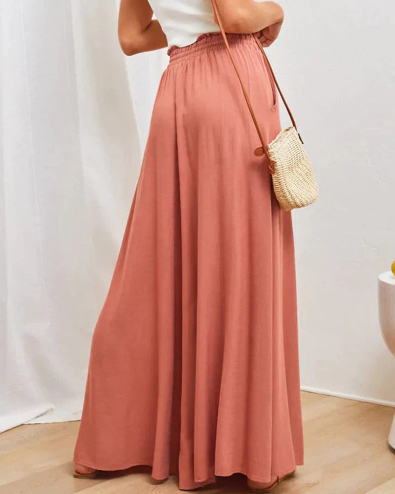 Women's high waist wide leg pants
