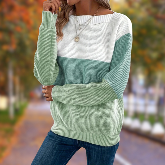 Colorblock Fall Sweater