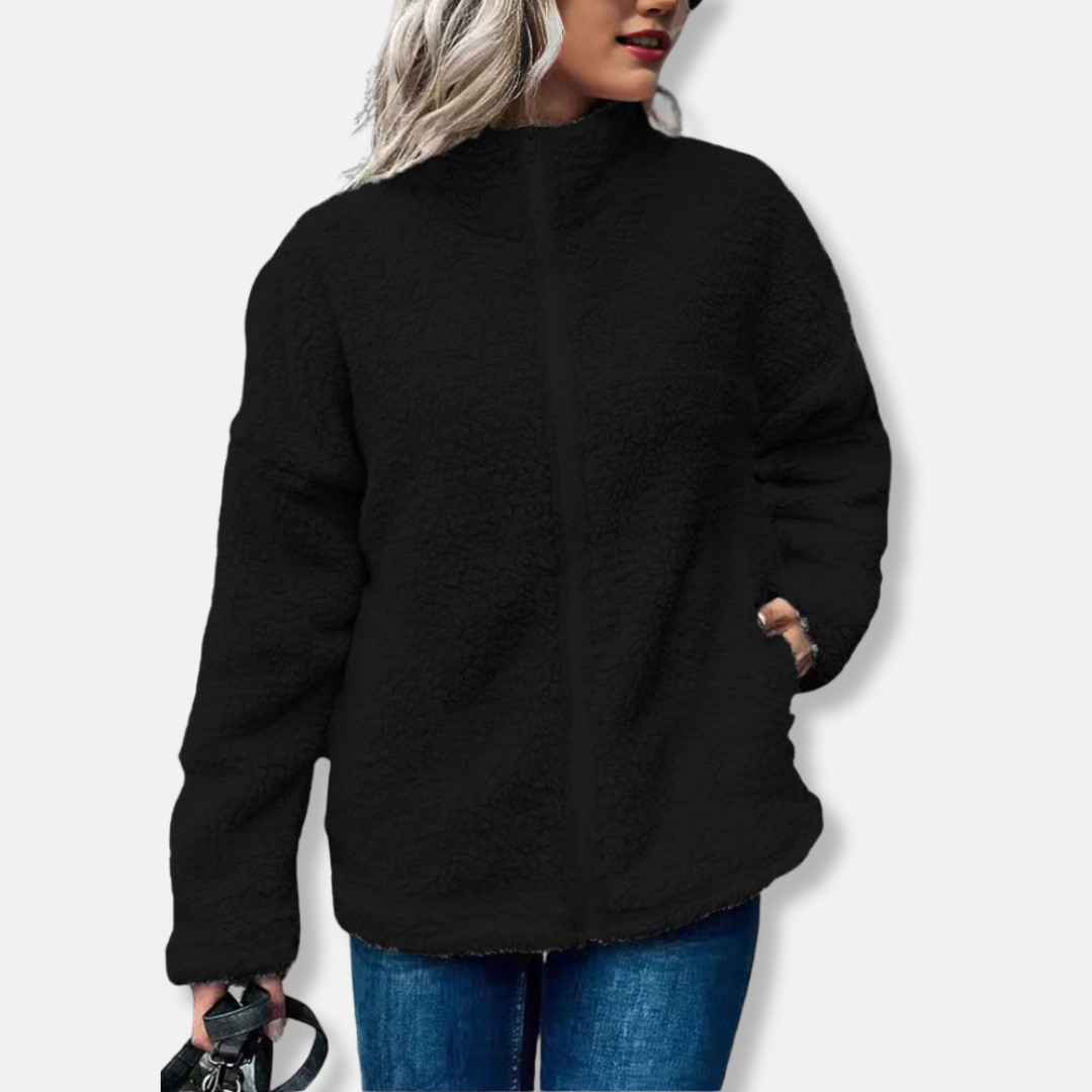 Plush Oversized Fleece Fit Jacket 
