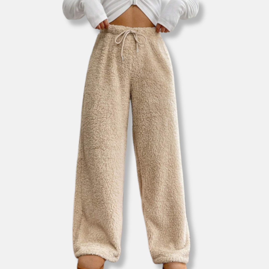 Plush Fleece Relaxed Fit Lounge Pants 