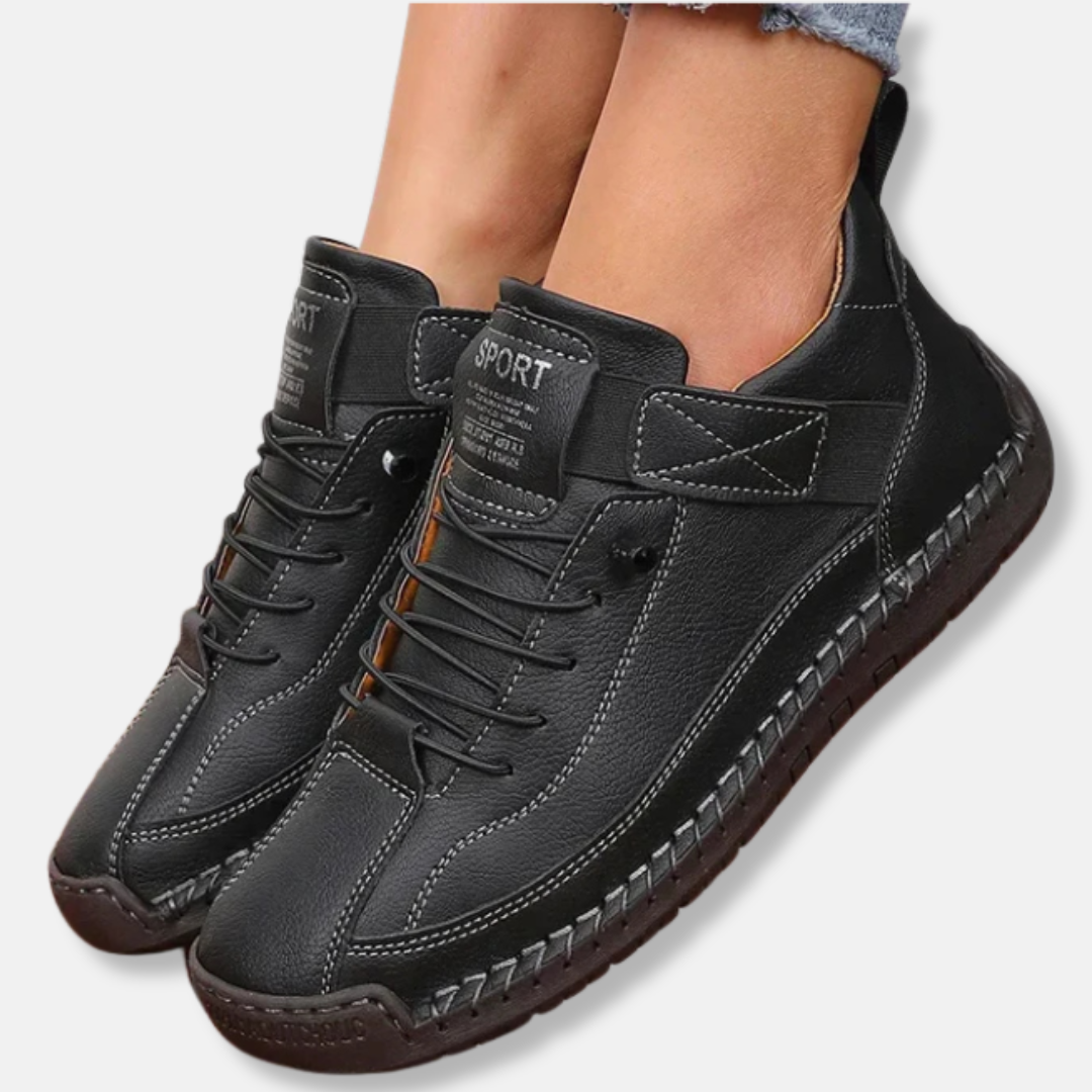 Water-Resistant Anti-Slip Lace-Up Mid-Calf Boots 