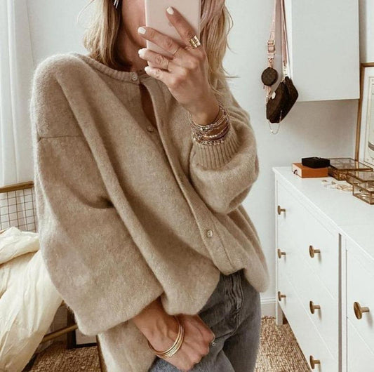 Loose Knit Long Sleeved Sweater