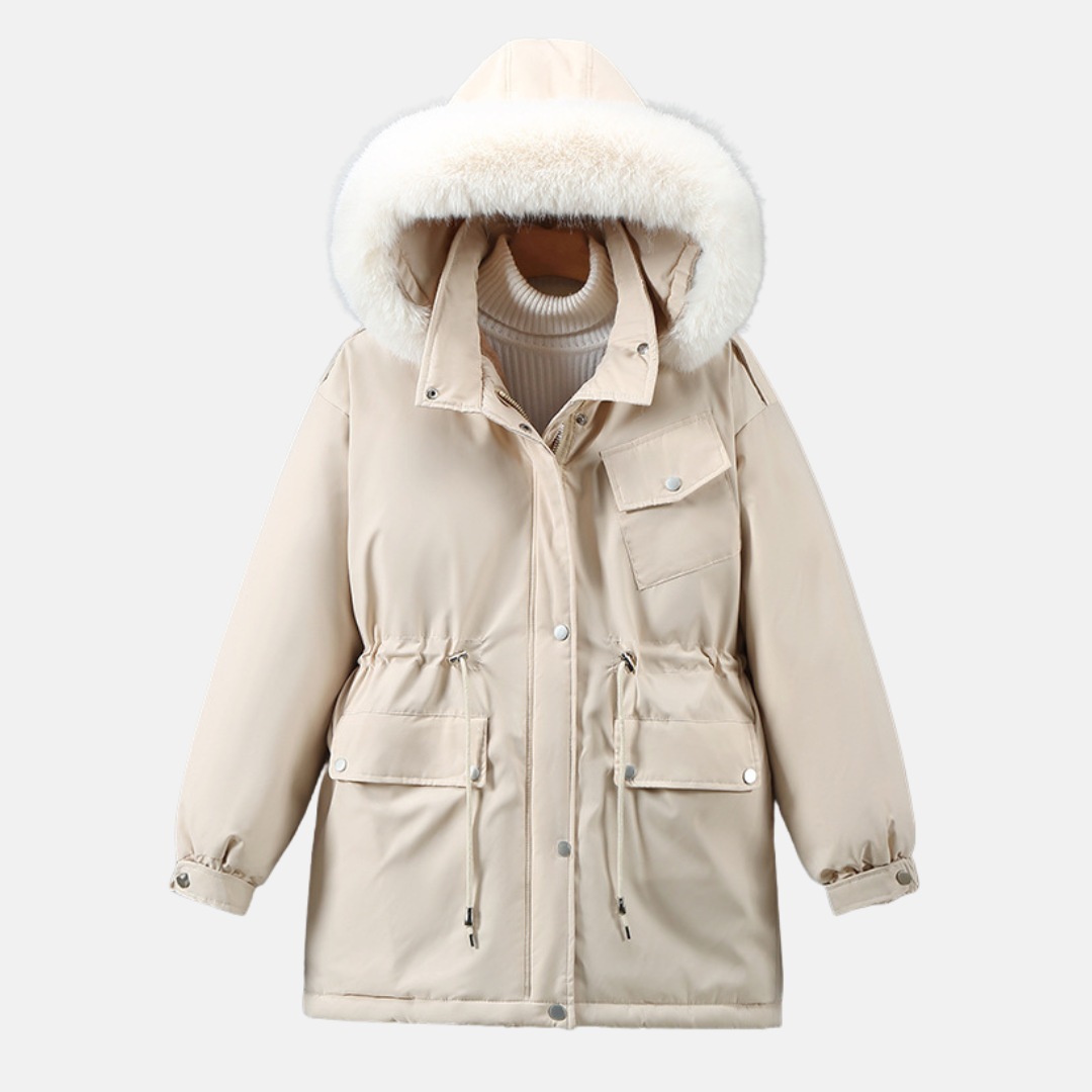 Weather-Resistant Relaxed Fit Parka Jacket 