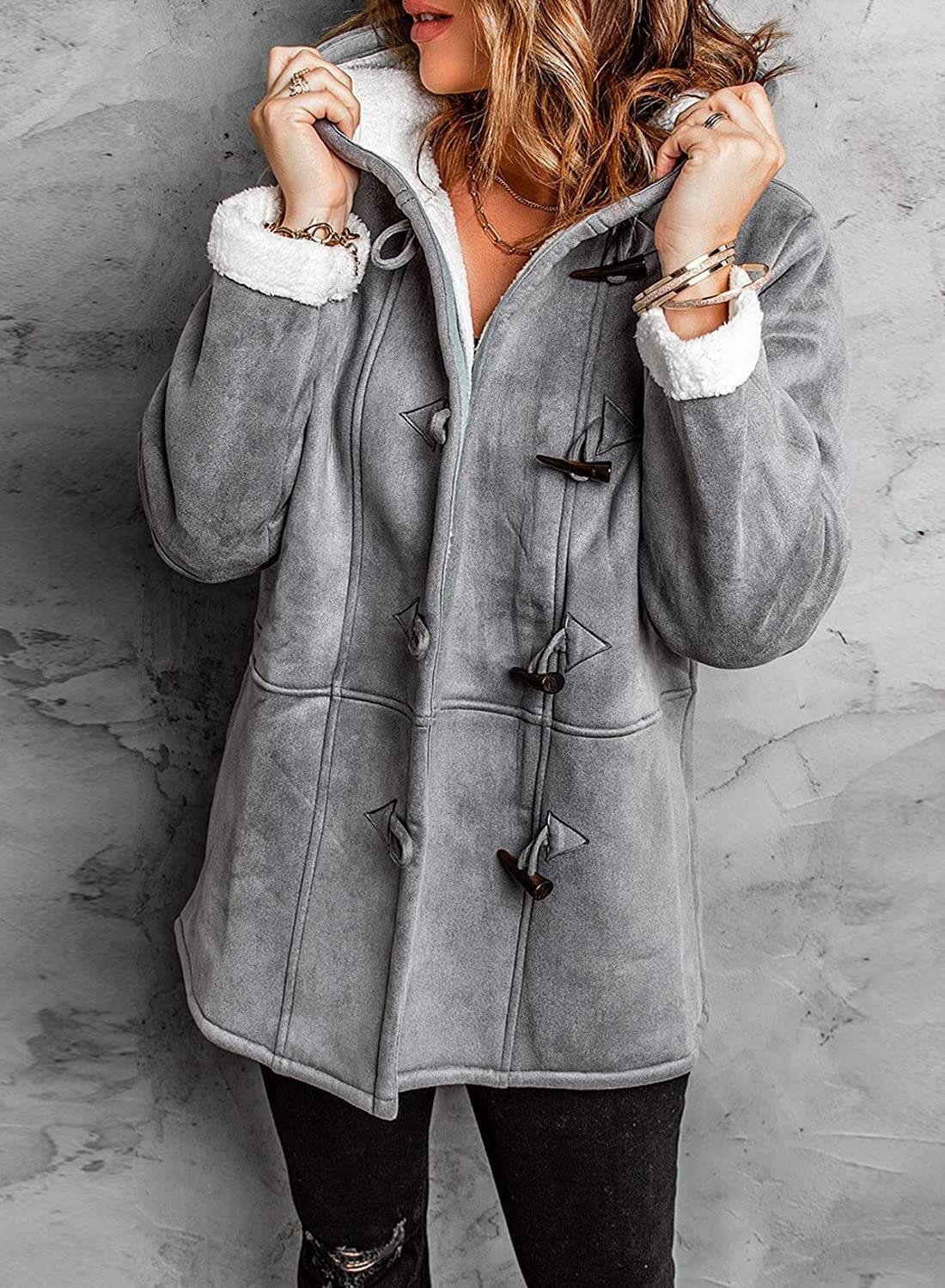 Women's plush winter coat