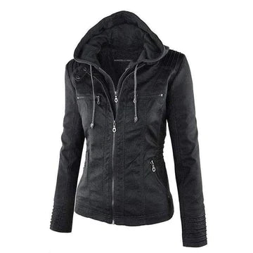 Women's leather jacket stylish