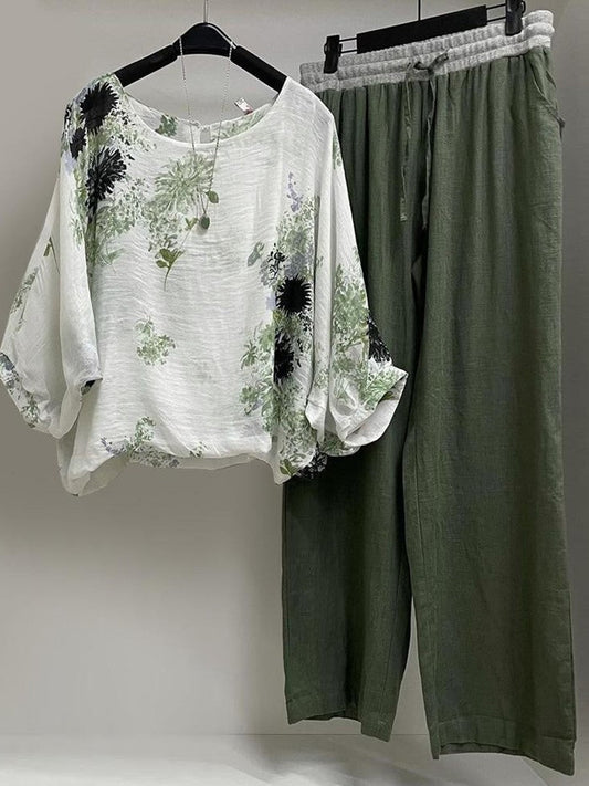 Breathable Relaxed Fit Two Piece Set