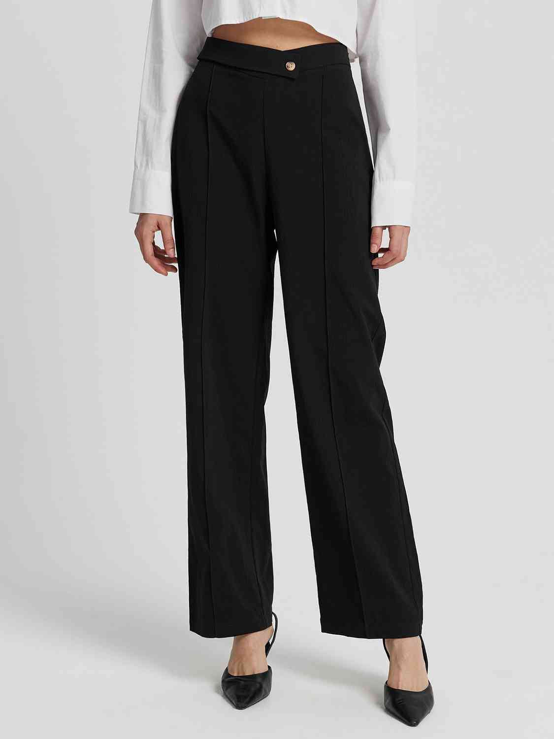 Ema - high waist straight pants