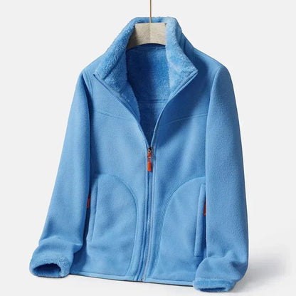 Women's double-breasted warm jacket