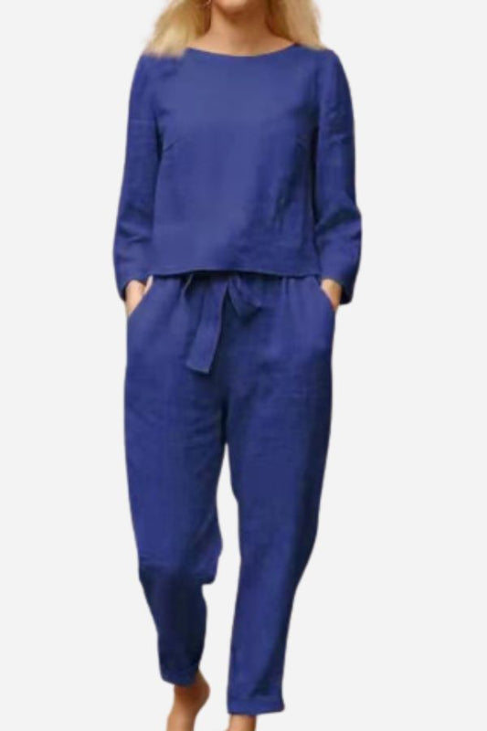Relaxed Fit Two-Piece Pull-On Set