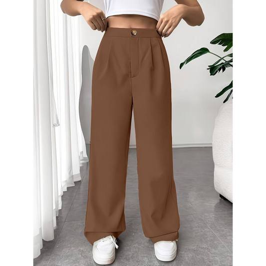 High-Waisted Wide Leg Pants