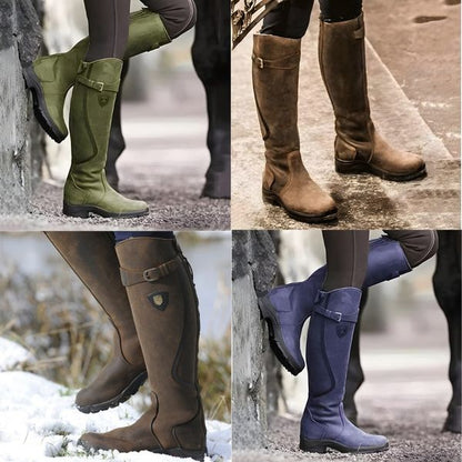 Tall Leather Equestrian Boots – Classic Outdoor Footwear