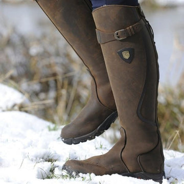 Women's mid-tube knight boots