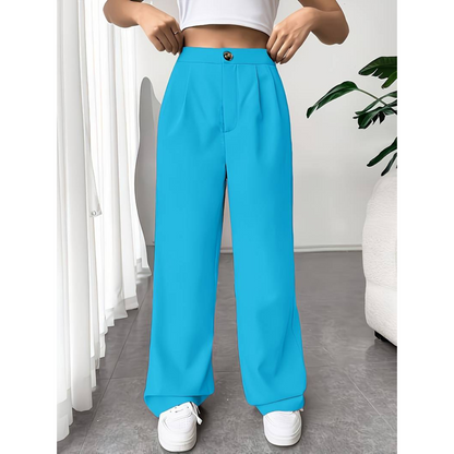 Women's higwaist wide leg pants