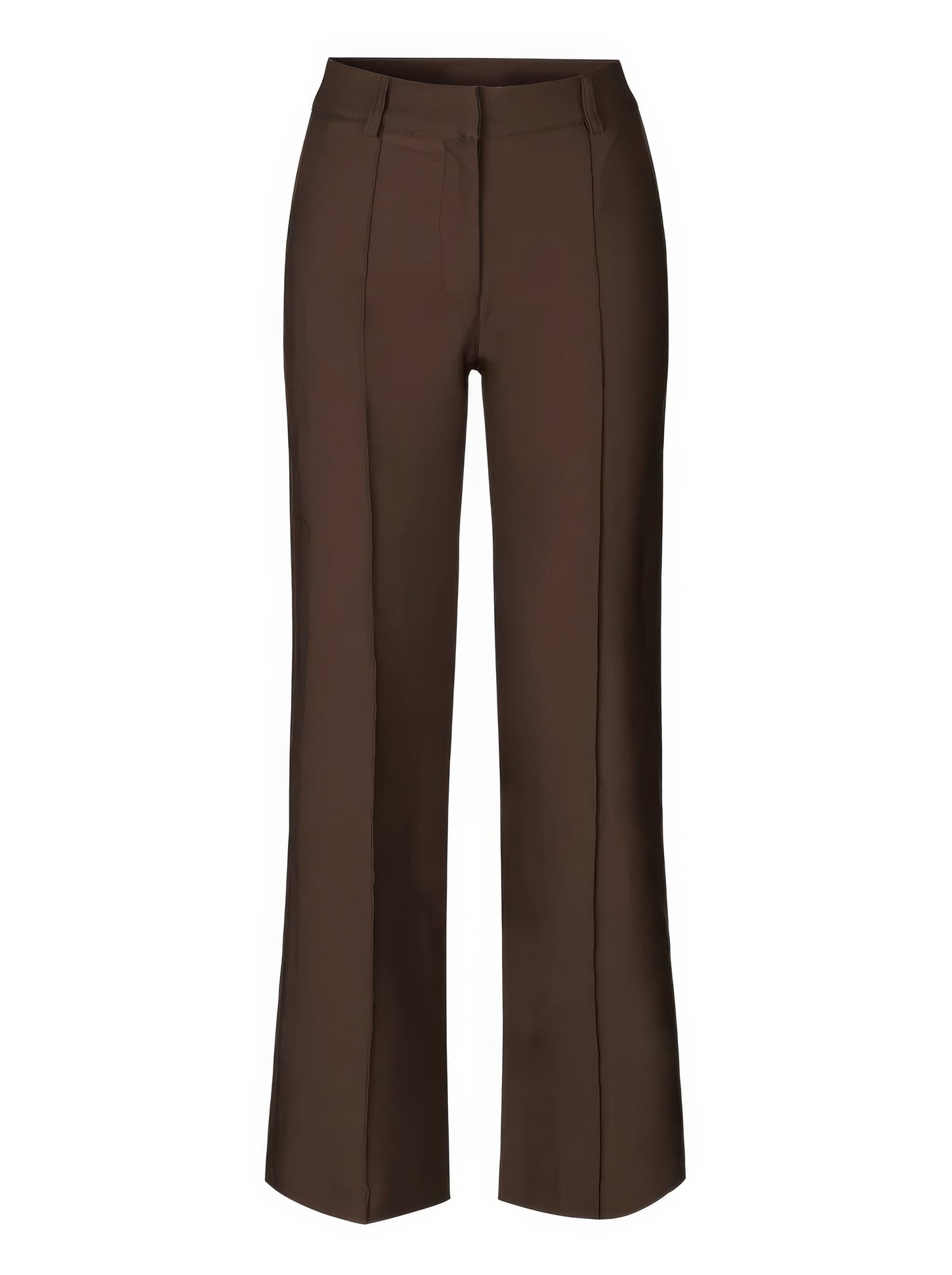 Women's slim fit straight pants with design splicing