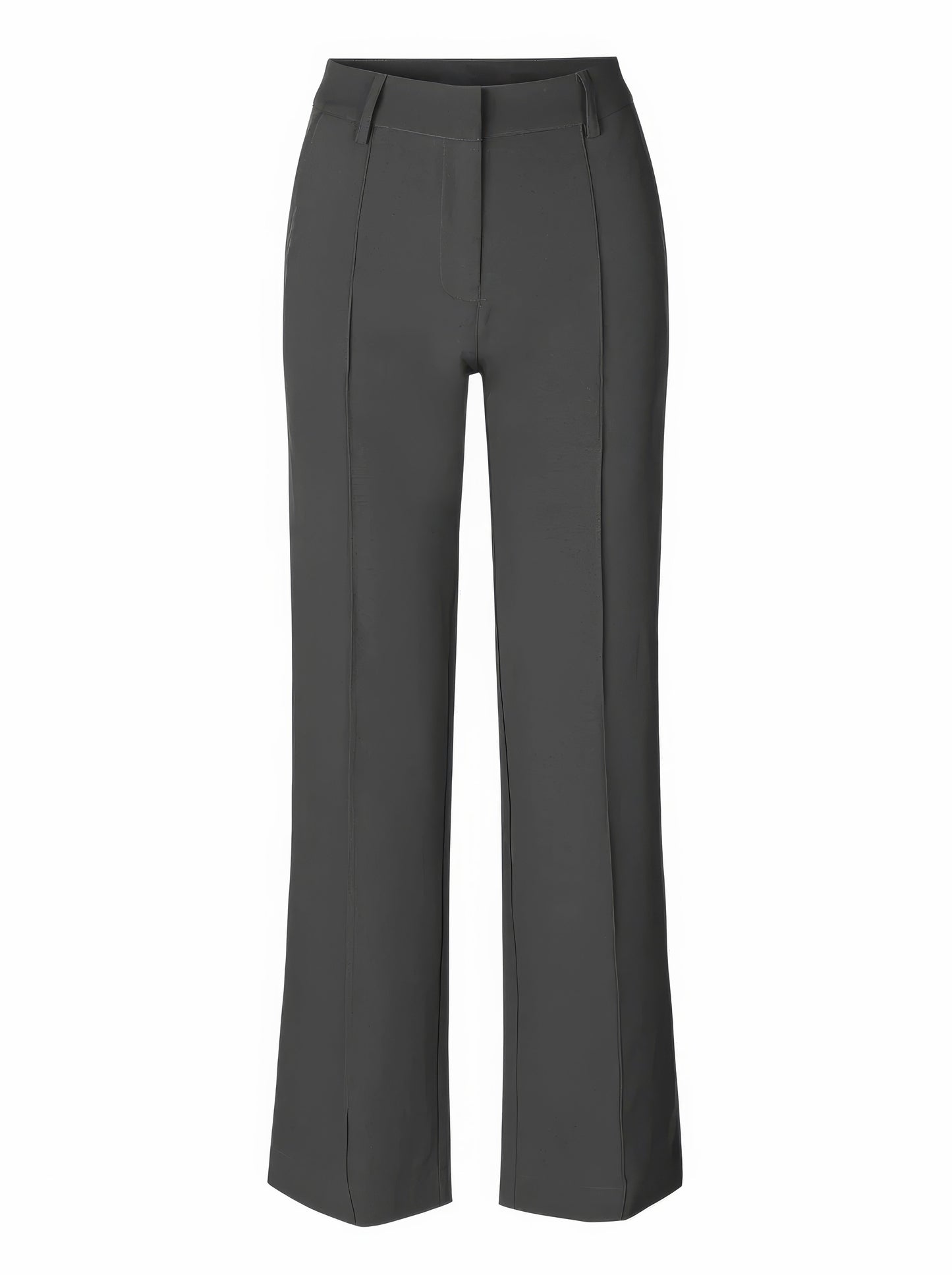 Women's slim fit straight pants with design splicing