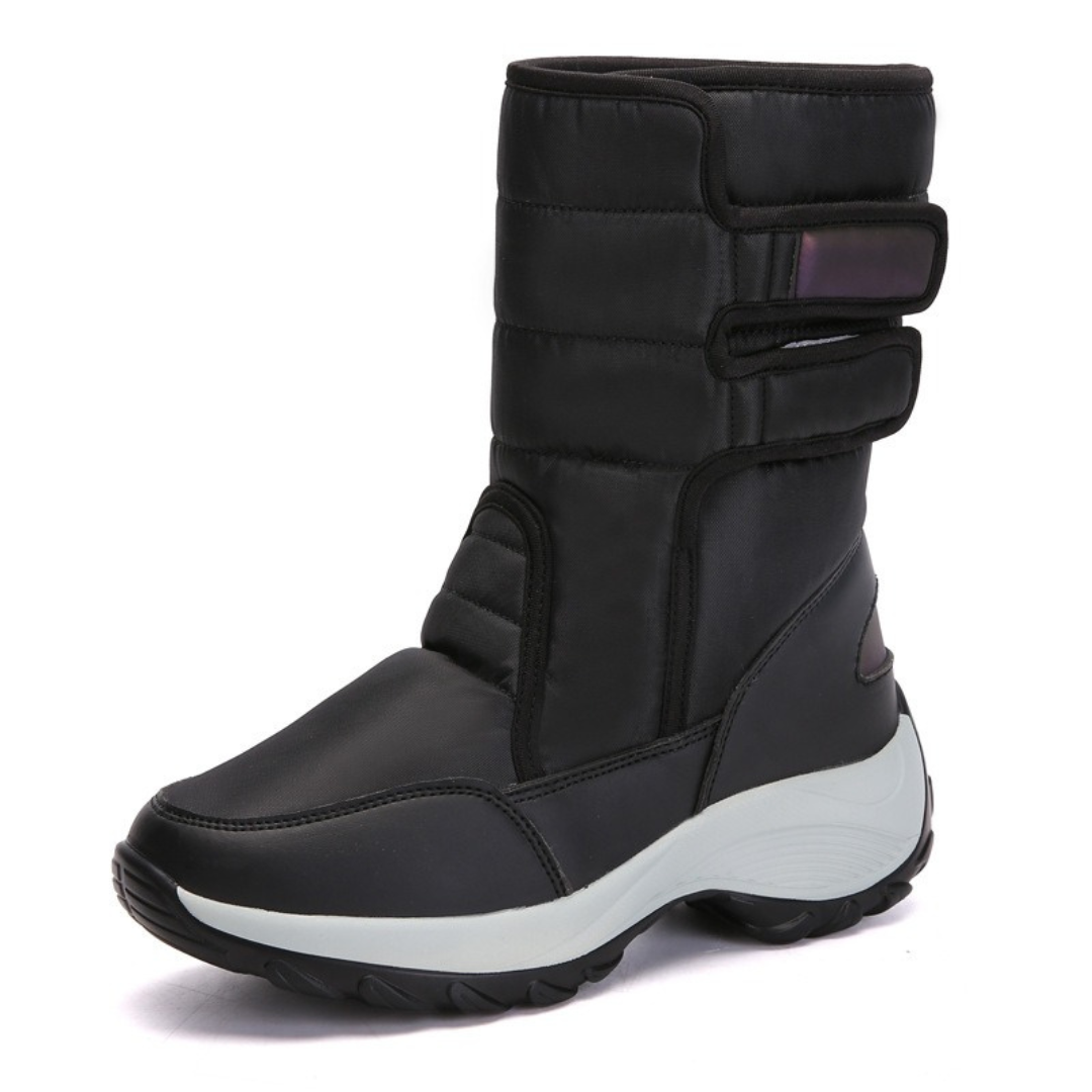 Insulated Fleece Slip-On Snow Boots